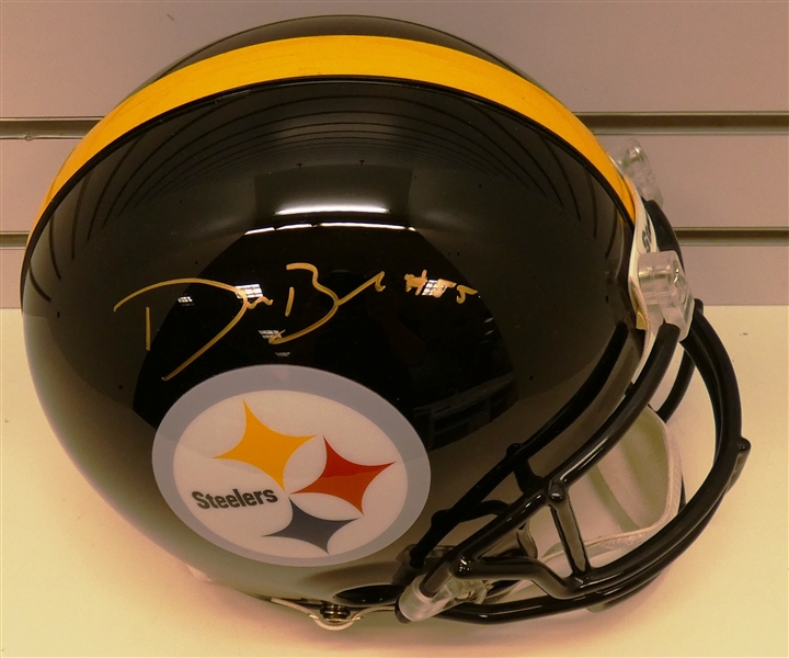 Devin Bush Autographed Steelers Full Size Authentic Helmet