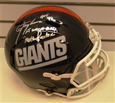 Lawrence Taylor Bad MFer Autographed Giants Full Size Replica Helmet