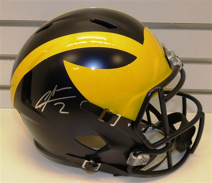 Charles Woodson Autographed Michigan Full Size Replica Helmet