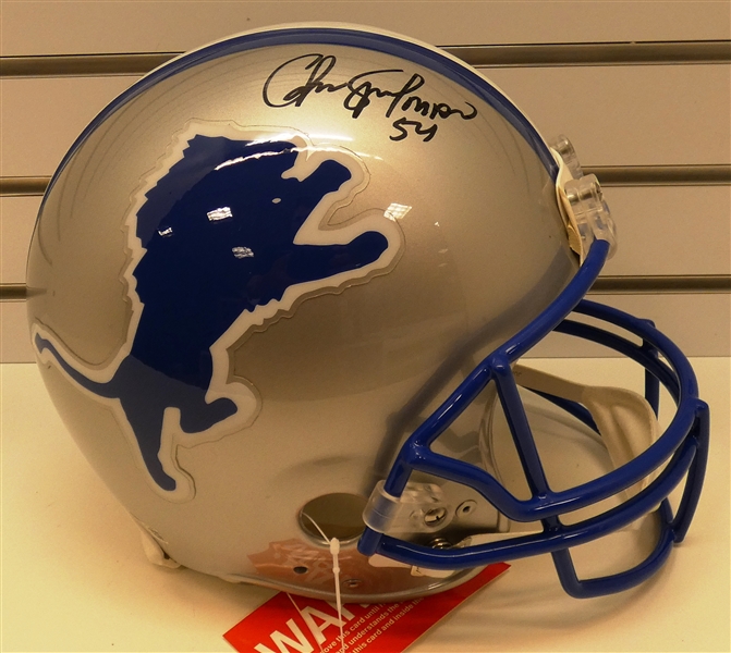 Chris Spielman Autographed Lions Full Size Authentic Helmet