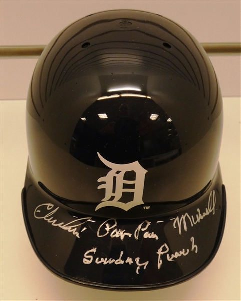 Charlie Maxwell Autographed Tigers Mini Helmet