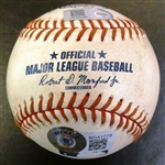 Miguel Cabrera Autographed 500th Homerun Game Used Baseball