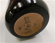 Miguel Cabrera 500th HR Date Produced Autographed Bat