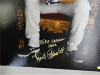 Miguel Cabrera 20x30 Autographed Triple Crown Throne Photo