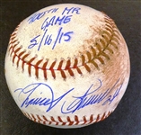 Miguel Cabrera Autographed Game Used Ball - 400th HR Game
