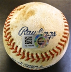 Miguel Cabrera Autographed Game Used Ball - 400th HR Game