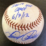 Miguel Cabrera Autographed Game Used Ball - 290th HR Game