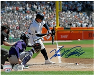 Miguel Cabrera Autographed 8x10 - 3000th Hit Ball in Air