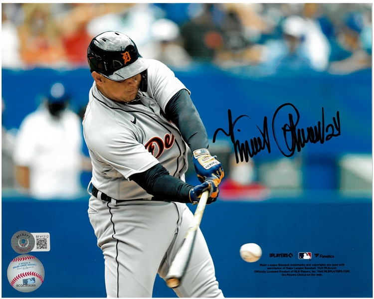 Miguel Cabrera Autographed 8x10 - 500th Homerun