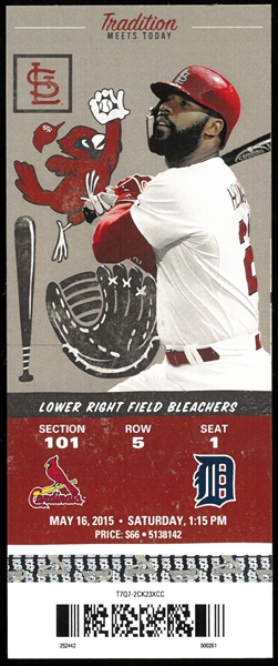 Miguel Cabrera 400th Homerun Ticket
