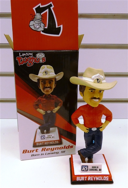 Burt Reynolds SGA Lansing Lugnuts Bobblehead