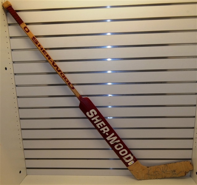 Kevin Hodson Game Used Autographed Stick