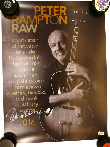 Peter Frampton Autographed Poster