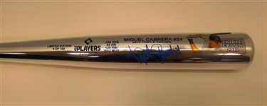 Miguel Cabrera Autographed L/E Chrome Triple Crown Bat