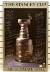 Stanley Cup Poster Autographed by 36 (pick up only)