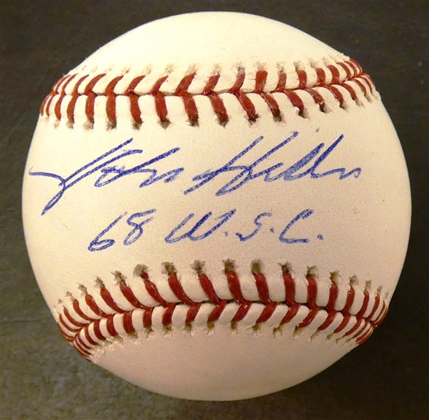 John Hiller Autographed Baseball