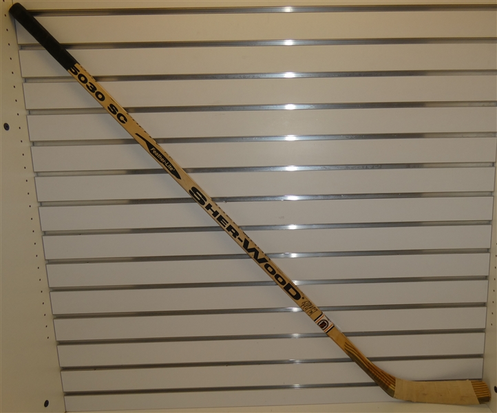 Paul Coffey Game Used Autographed Stick