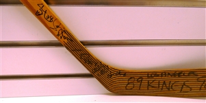 1989/90 LA Kings Team Signed Stick