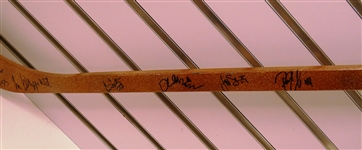 1993/94 Chicago Blackhawks Team Signed Stick