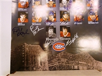 Montreal Canadiens Autographed 18x24 Poster