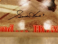 Gordie Howe Autographed Poster