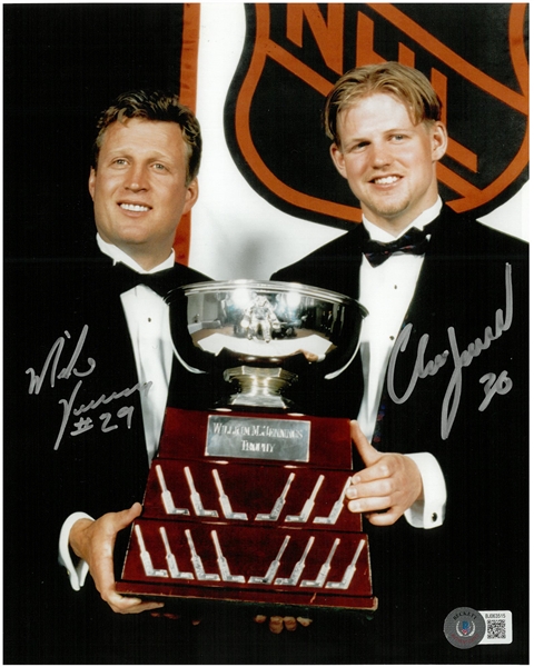 Mike Vernon & Chris Osgood Autographed 8x10