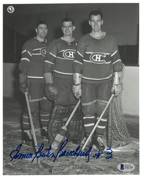 Emile "Butch" Bouchard Autographed 8x10