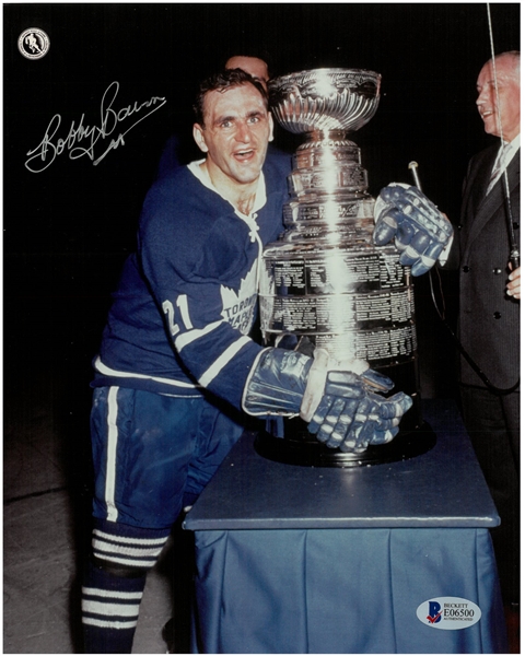 Bobby Baun Autographed 8x10