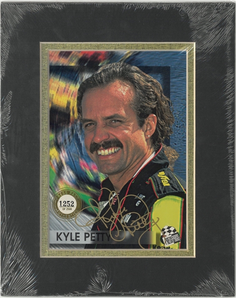 Kyle Petty Autographed Press Pass Photo