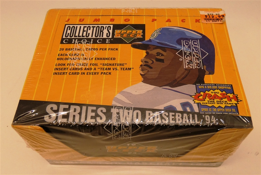 1994 Upper Deck Collectors Choice Baseball Jumbo Box