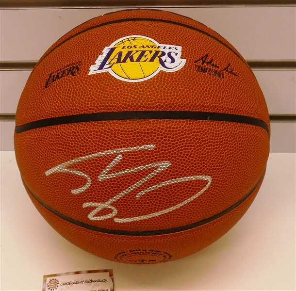 Shaquille ONeal Autographed Lakers Basketball