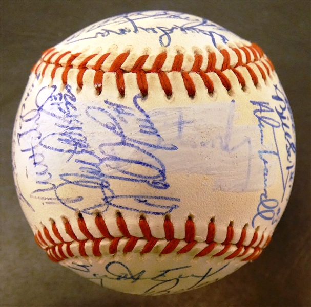 1984 Detroit Tigers Team Signed Baseball (36 Signatures)