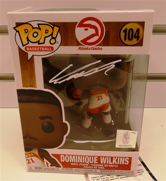 Dominique Wilkins Autographed Funko Pop