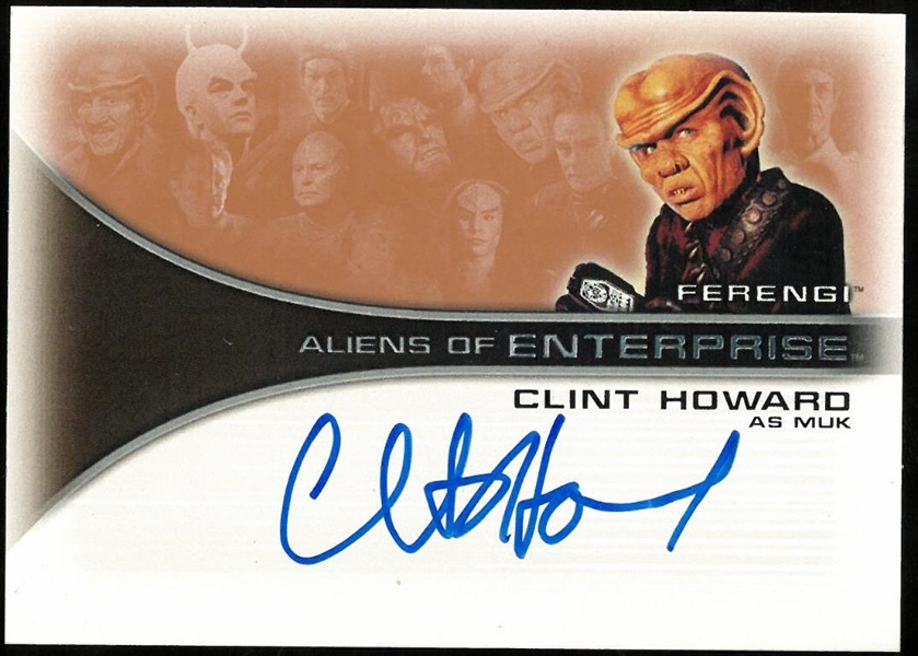 Clint Howard Autographed Card