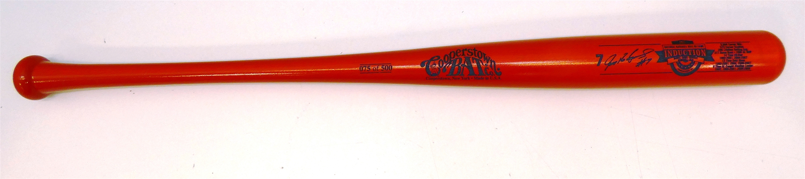 Ivan Rodriguez HOF Bat from his Personal Collection