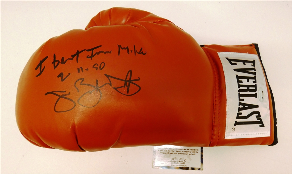 James Buster Douglas Autographed Boxing Glove