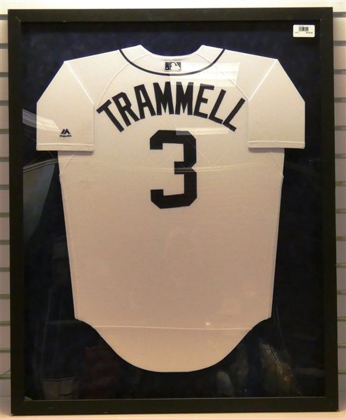 Alan Trammell Jersey Retirement Framed Display