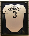 Alan Trammell Jersey Retirement Framed Display