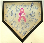 2008 Detroit Tigers Team Signed Mothers Day Home Plate