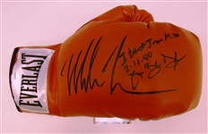 Mike Tyson & Buster Douglas Autographed Boxing Glove