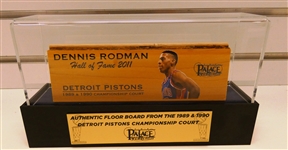 Dennis Rodman Palace of Auburn Hills Floorboard