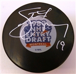 Steve Yzerman Autographed 1983 NHL Entry Draft Puck
