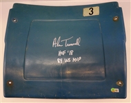 Alan Trammell Autographed Tiger Stadium #3 Seatback