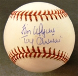 Jim Wynn Autographed Baseball w "Toy Cannon"