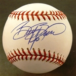 Britt Burns Autographed Baseball