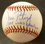Dan Petry Autographed Baseball