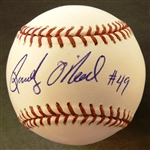 Randy ONeal Autographed Baseball