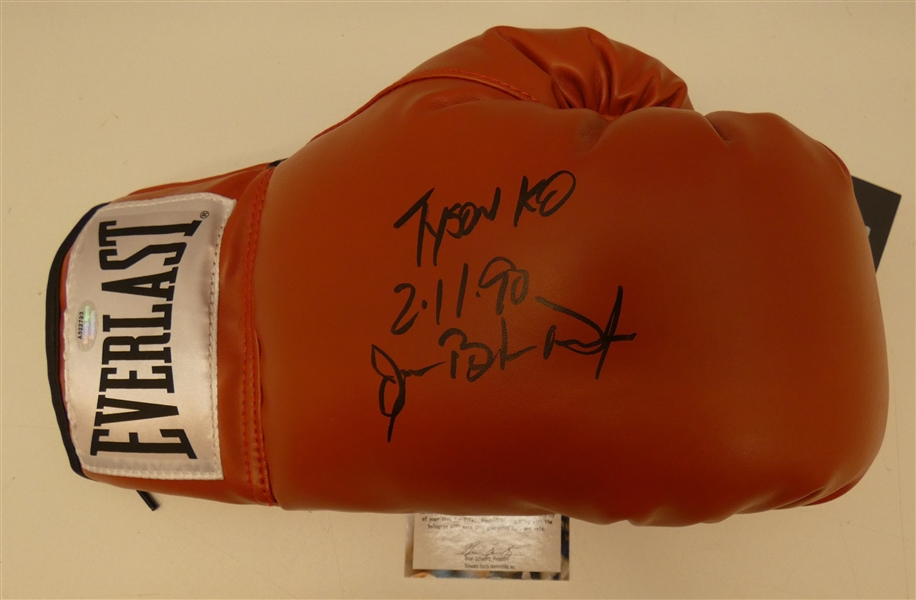 James Buster Douglas Autographed Boxing Glove