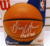 George Gervin Autographed Basketball