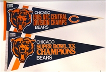 Chicago Bears Super Bowl Pennant Lot